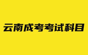 2024年云南省高考考試與成考考試科目一樣嗎？