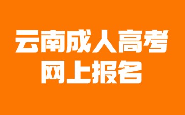 2024年云南成人高考網上報名注意事項！